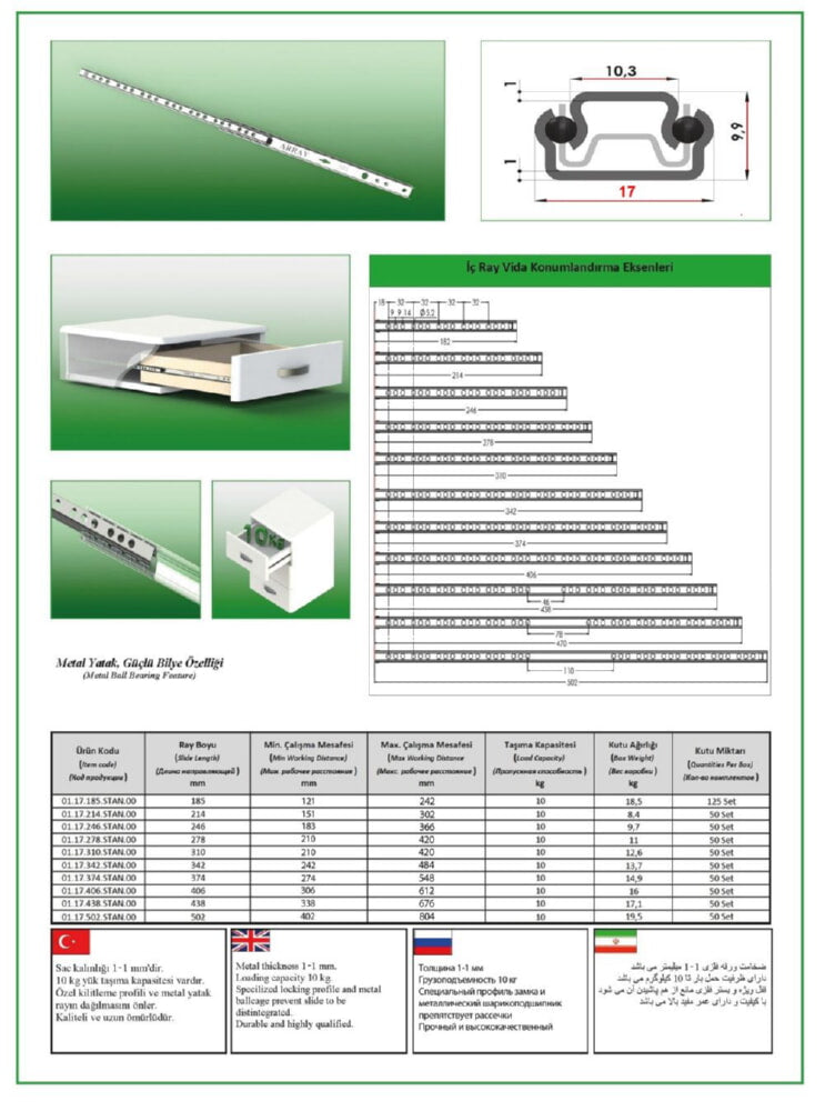 BALL BEARING SLIDES